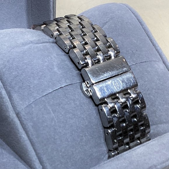 Watch, Michele MW-06P01A1046 Stainless Steel Watch with 120 Diamonds